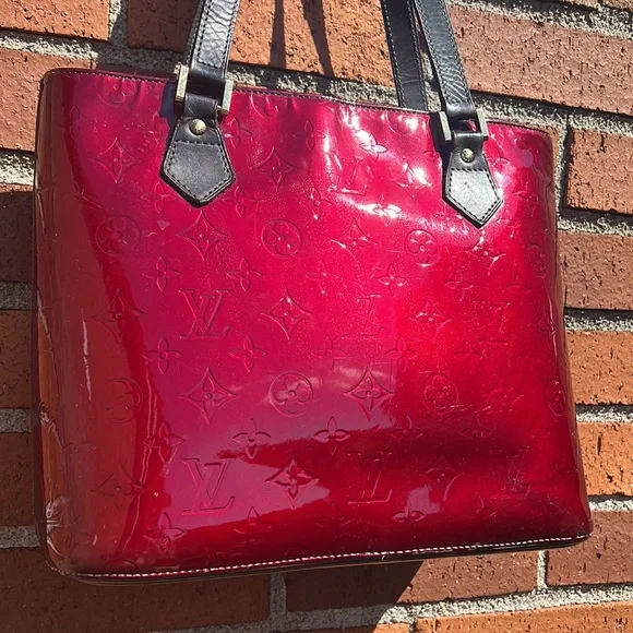 Authentic Louis Vuitton Set Matching Purse and Wallet Vernise Reader - Picture 7 of 17